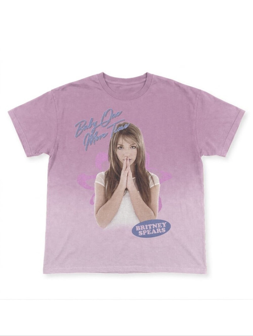 Britney Spears Baby One More Time Graphic Tee - Lavender Pink